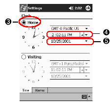 Windows CE time settings