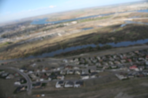 Blurry shot of Yakima and Columbia rivers