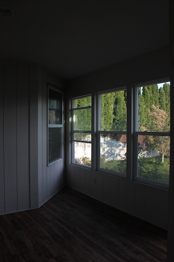 Empty sunroom